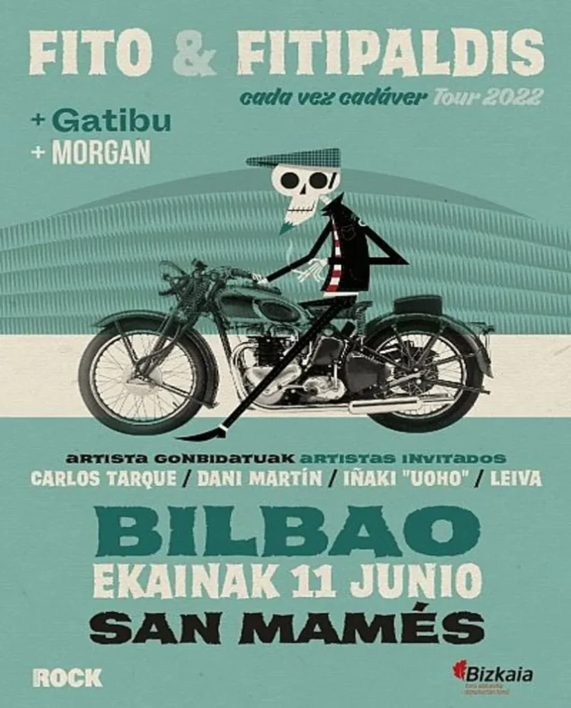 poster san mamés Fito y Fitipaldis
