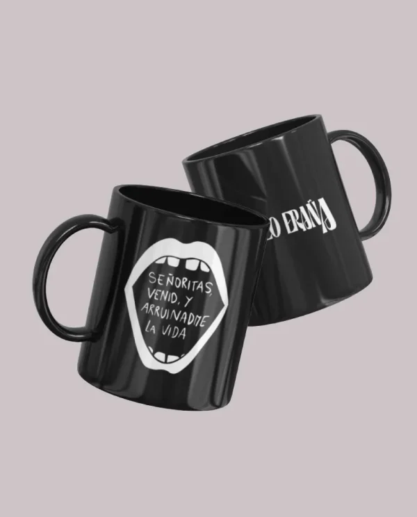 Mateo Eraña - Taza Negra "Señoritas"
