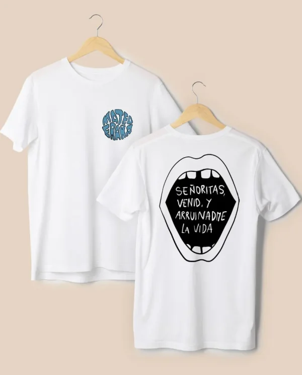 Mateo Eraña - Camiseta Blanca "Señoritas"