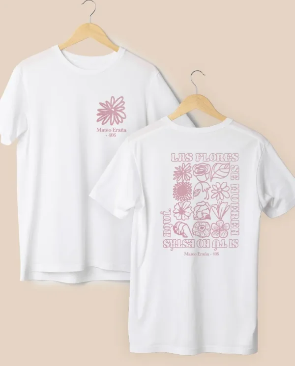 camiseta mateo eraña las flores