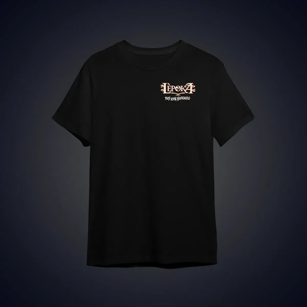 Lèpoka - Camiseta "Dios está borracho" dos caras