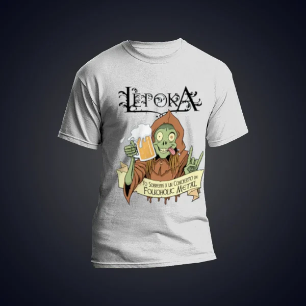 Lèpoka - Camiseta "Folkoholic Metal" fullfront