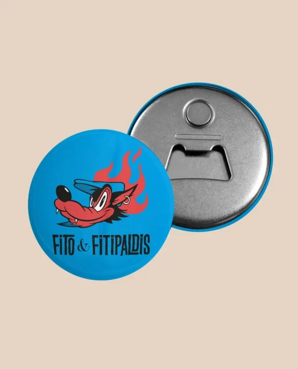 Fito&Fitipaldis - Imán Abrebotellas "Lobo" Azul