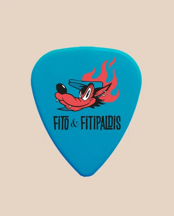 Fito&Fitipaldis - Púa "Lobo" Azul