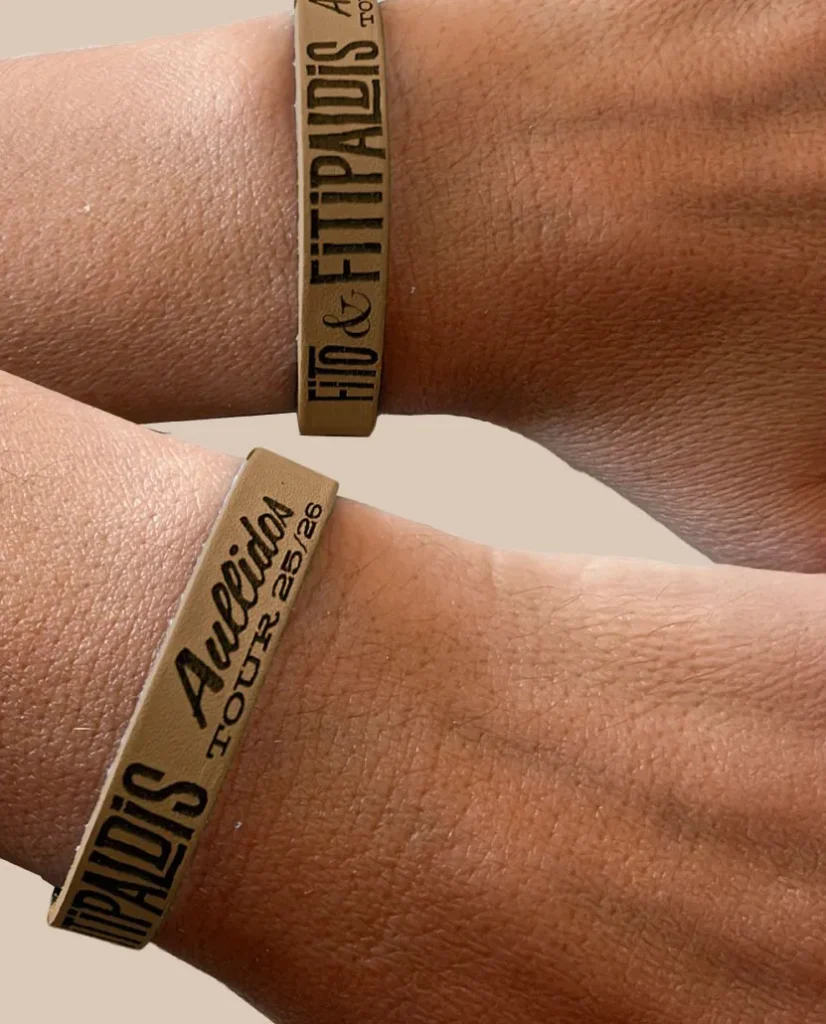 fitoyfitipaldis pulsera de cuero marron