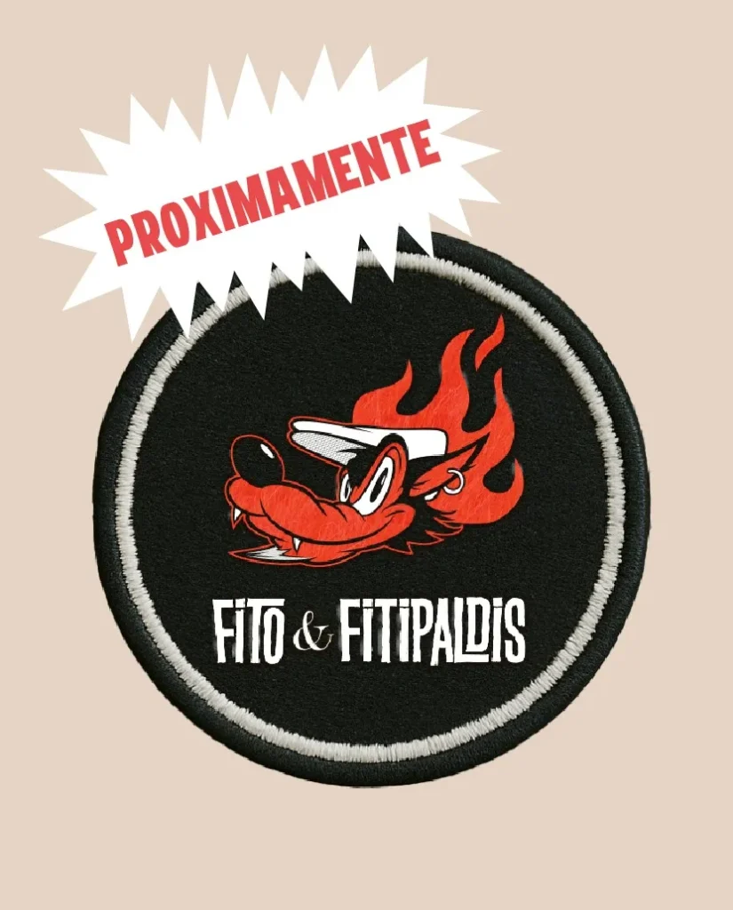 parche Fito y Fitipaldis modelo Lobo