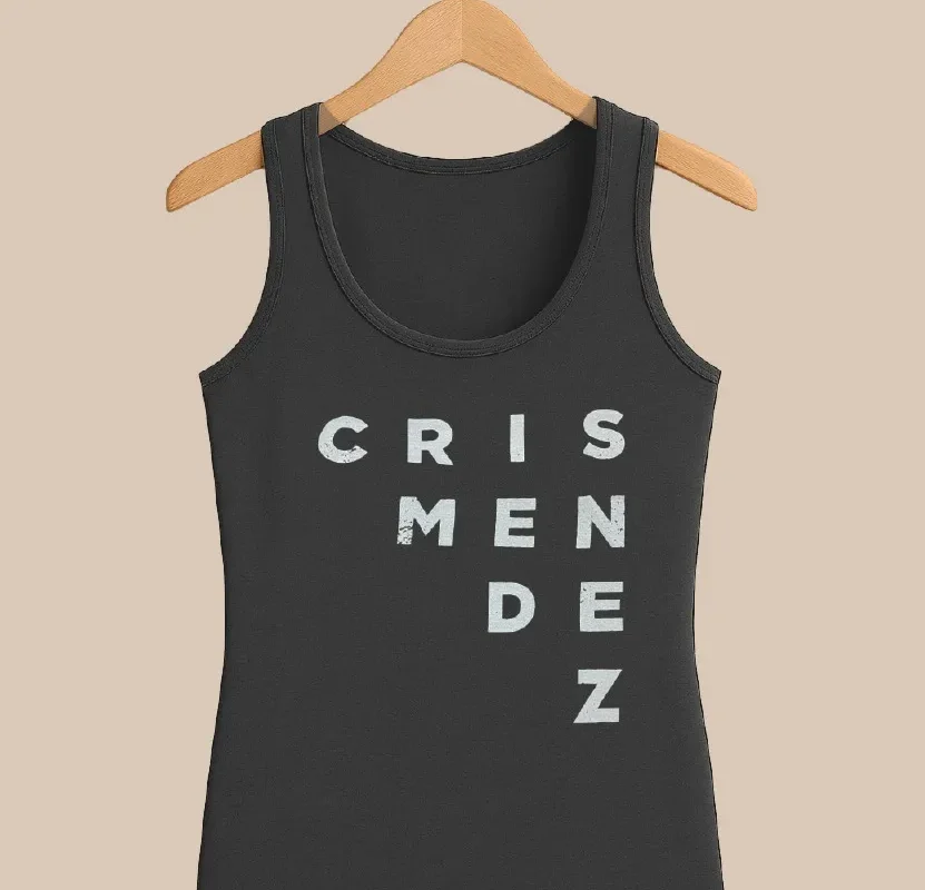 cris mendez camiseta tirantes