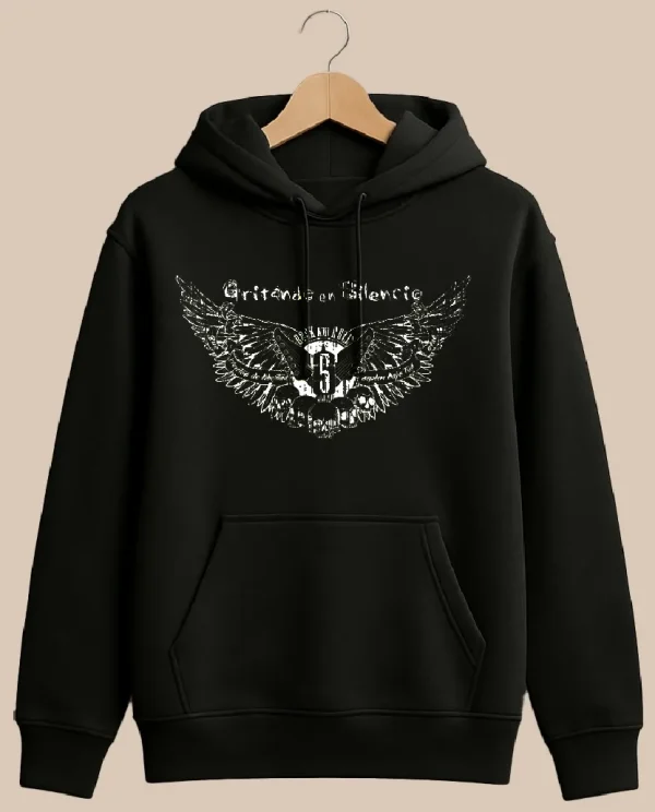 sudadera gritando en silencio merchandising oficial