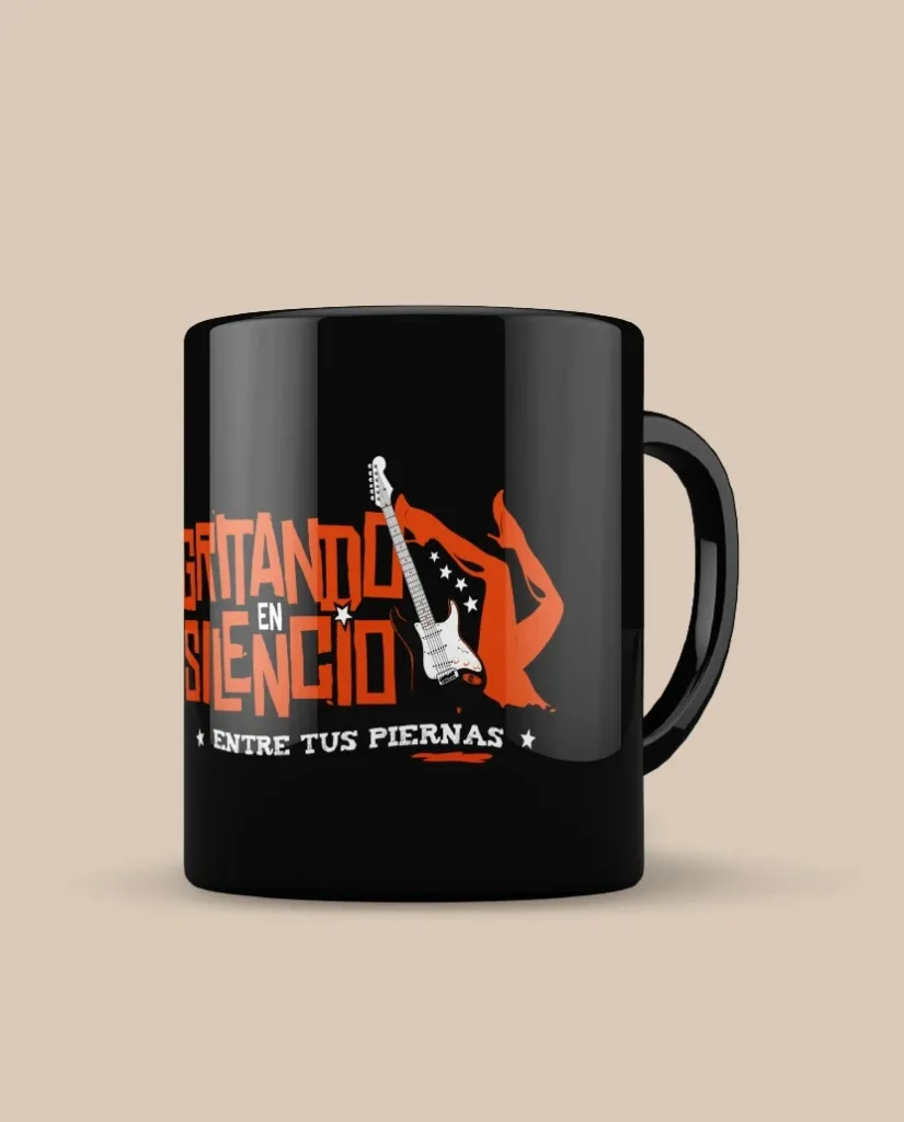 taza gritando en silencio entre tus piernas merchandising oficial