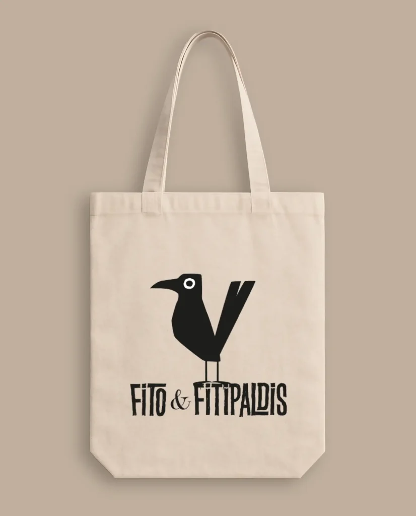 tote bag cuervo fito y fitipaldis merchandising oficial medicine music